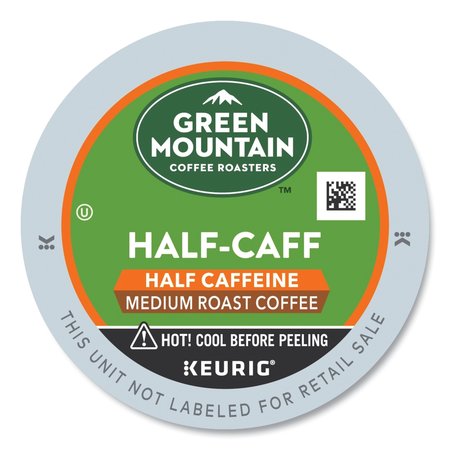 GREEN MOUNTAIN COFFEE Half-Caff Coffee K-Cups, PK24 PK 4069